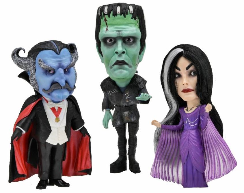 Rob Zombie's The Munsters Stylized Figures Little Big Head 3-Pack