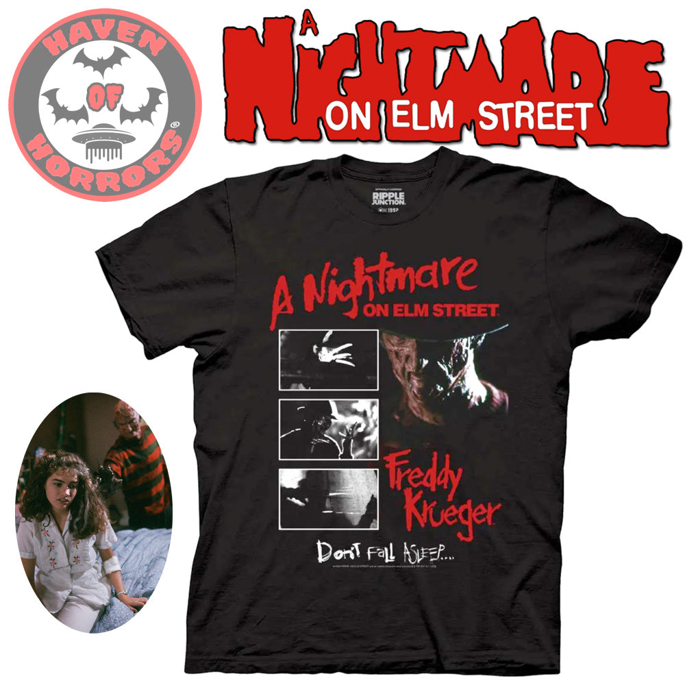 Nightmare on Elm Street Freddy Poster T-Shirt