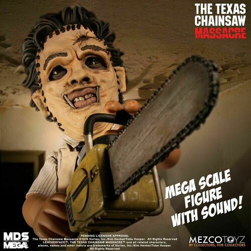 The Texas Chainsaw Massacre Leatherface Mega Scale 15-Inch Doll