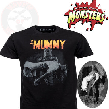 Universal Monsters The Mummy with Damsel T-Shirt