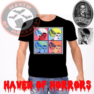 Universal Monsters New Wave Bride of Frankenstein T-Shirt