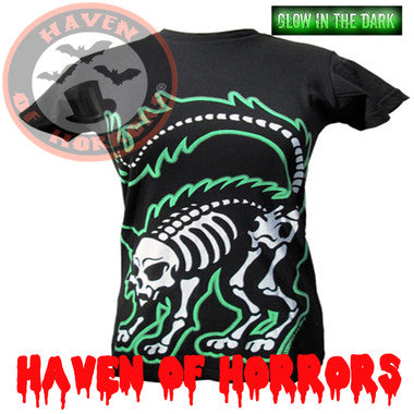 Black Xray Cat Tee