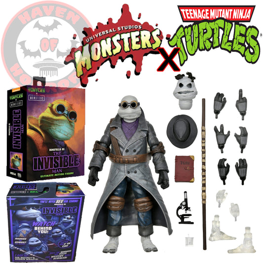 Universal Monsters x TMNT Ultimate Donatello as The Invisible Man 7-Inch Scale Action Figure