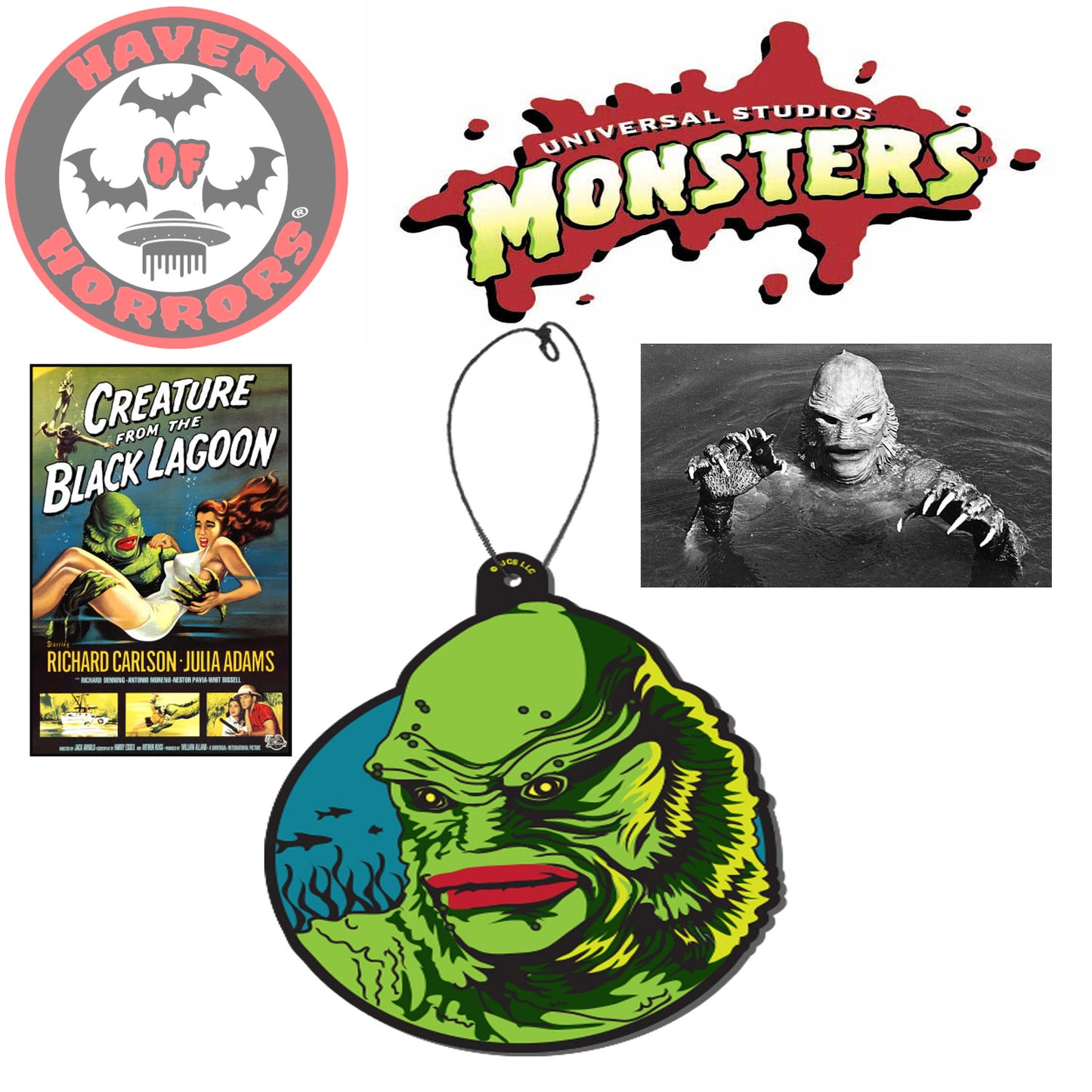 Universal Monsters Creature From the Black Lagoon Fear Freshener